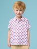 Freedom Flags Knit Performance Polo