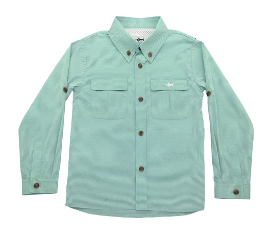 Flagler Fishing Shirt- Stripe