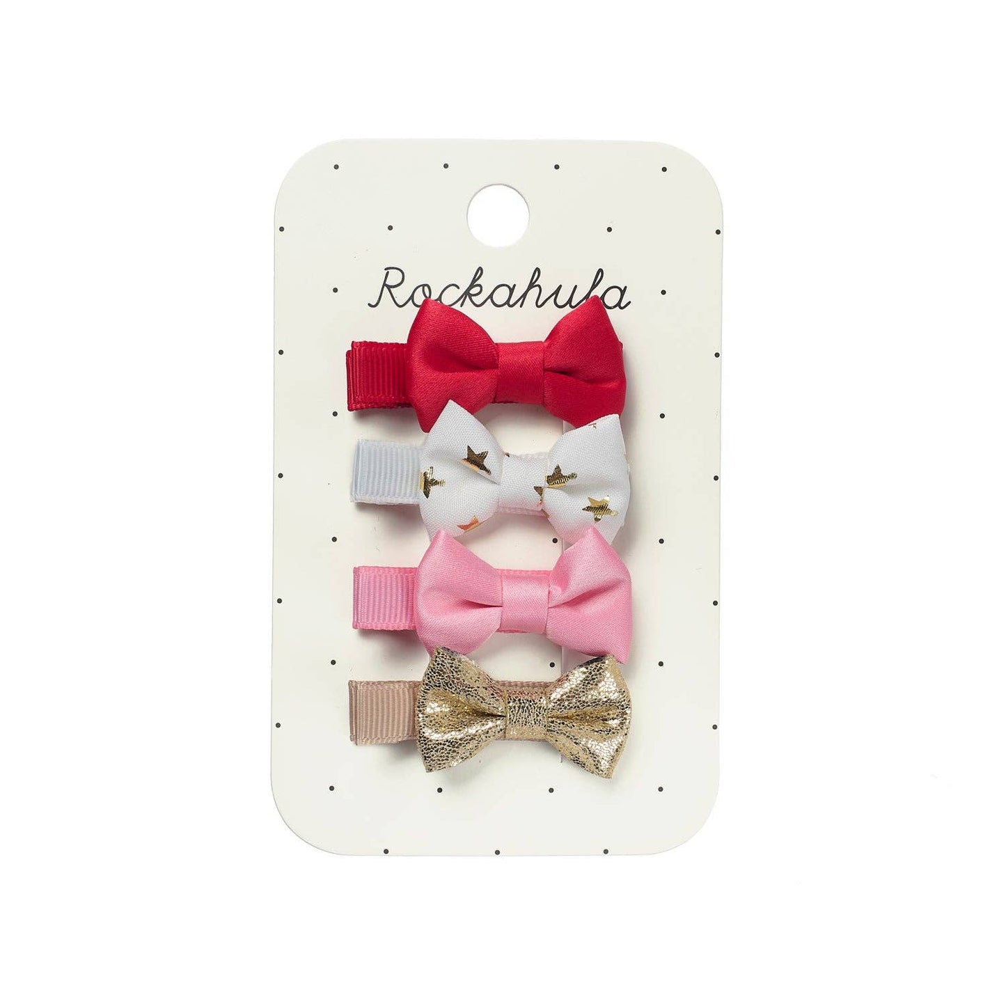 Festive Mini Bow Clips