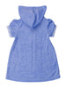 Girls Periwinkle Blue Terry Full-Zip Cover Up
