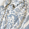 Organic Cotton Blanket- Summer Ocean