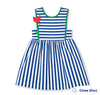 Stripe Knit Dress With Tulip