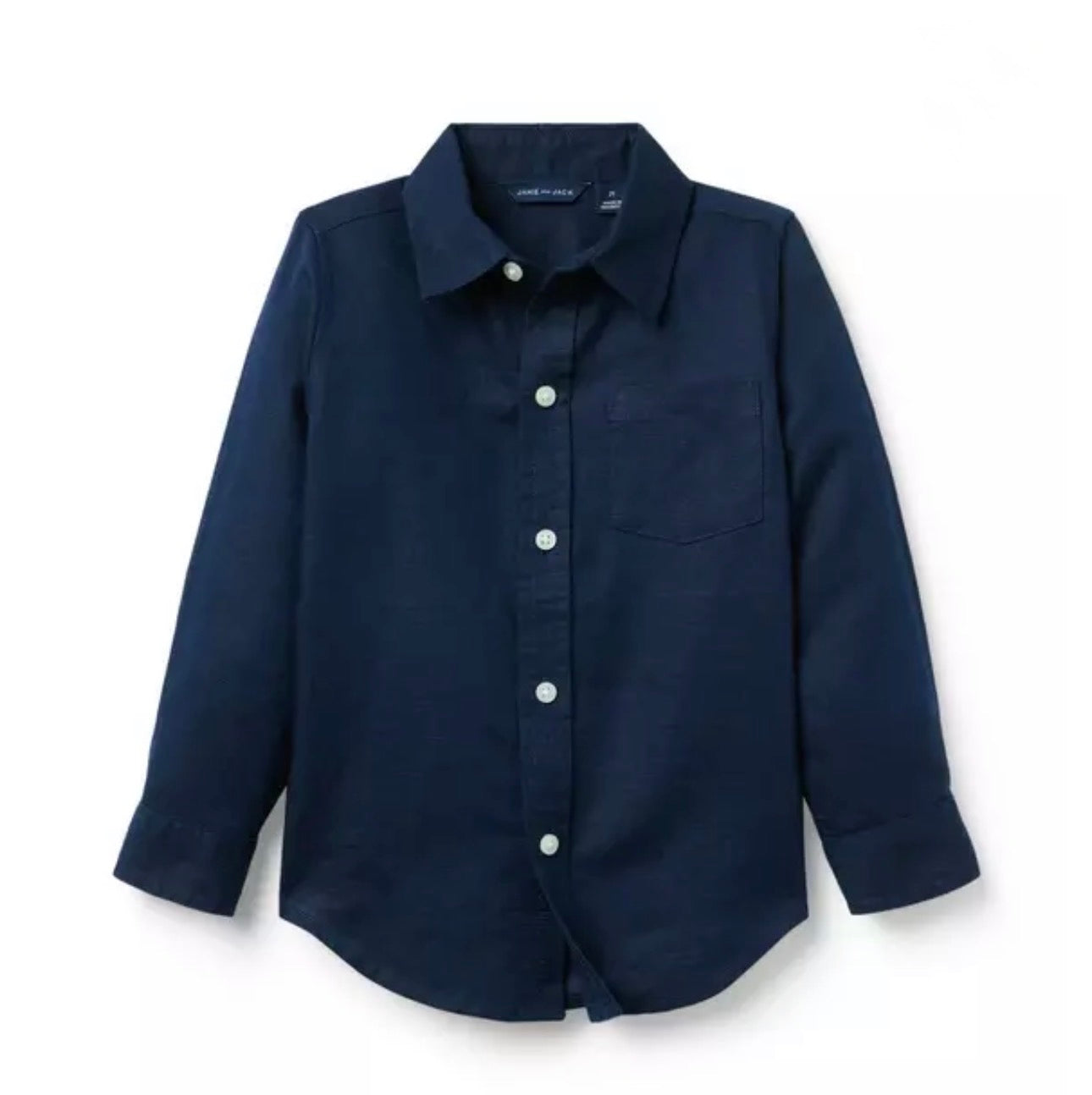 The Linen-Cotton Shirt Navy
