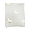 Duck Waddle - Organic Jacquard Knit Baby Blankets