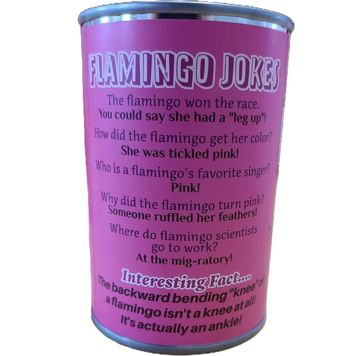 Rosy the Canned Flamingo -Regular Lid