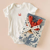 Organic Cotton Blanket- Summer Ocean