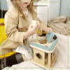 Wooden Shape Sorter & Sensory Block Learning Toy Ages 1-3
