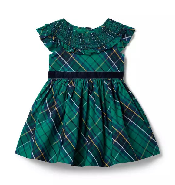 Tartan Ruffle Dress