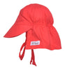 Kids UPF 50+ Girls and Boys Original Flap Hat with Ties