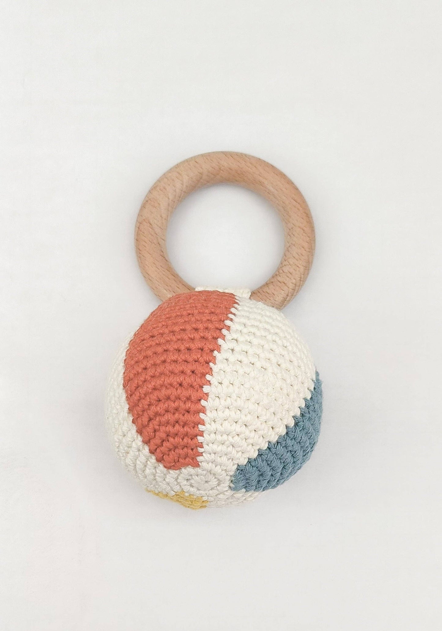Organic Cotton Beach Ball Rattle