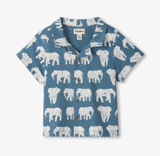 Elephants Jersey Button