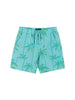 Buttondown Set - Aqua Palms