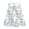 Sleeveless Pocket Twirl Dress- Rainbow Row