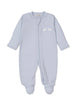 Pima Cotton Zipper Footie- Bunny
