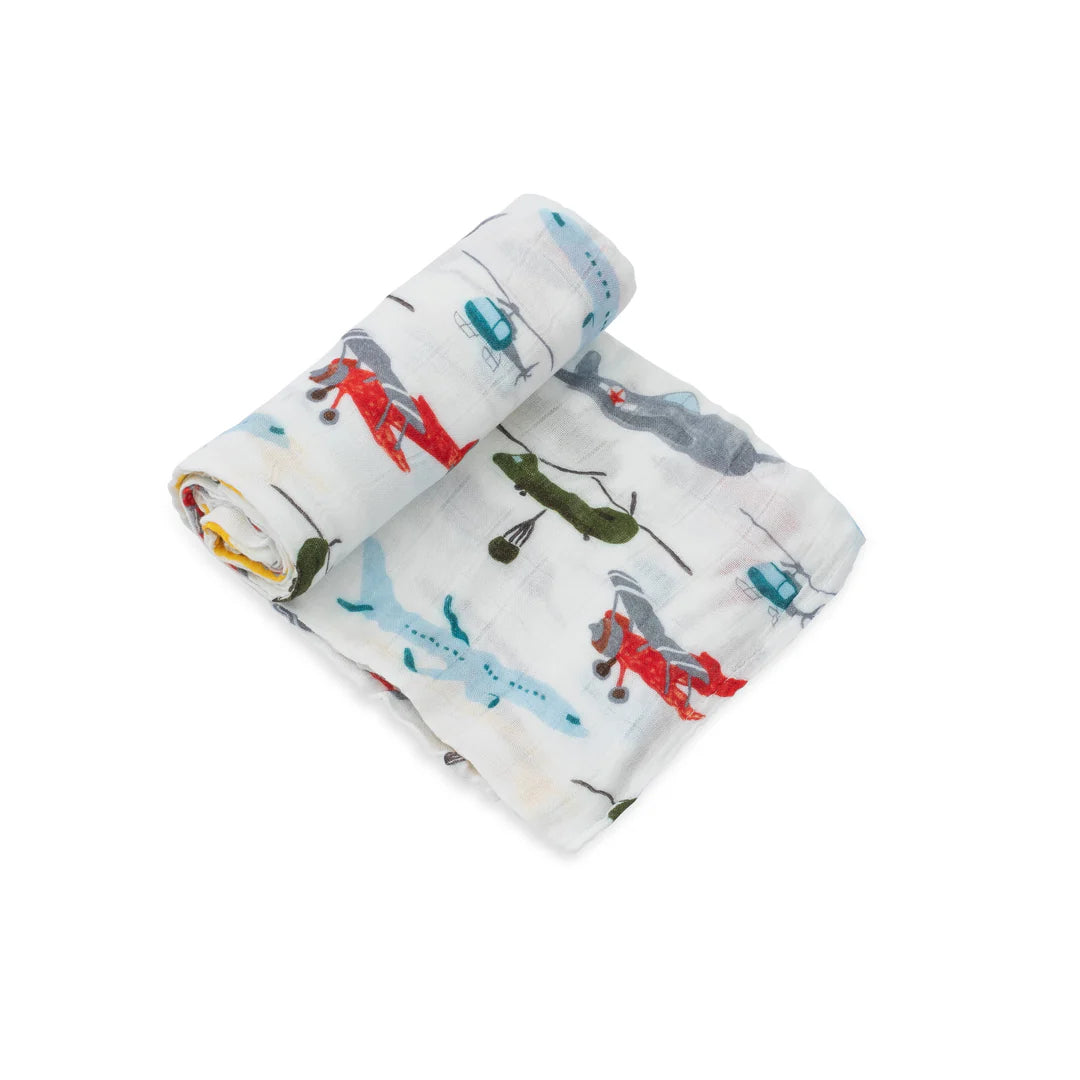 Deluxe Muslin Swaddle - Air Show