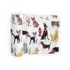 Cotton Muslin Swaddle Blanket - Woof
