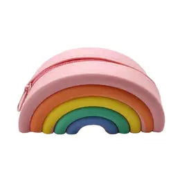 Silicone Rainbow Coin Purse