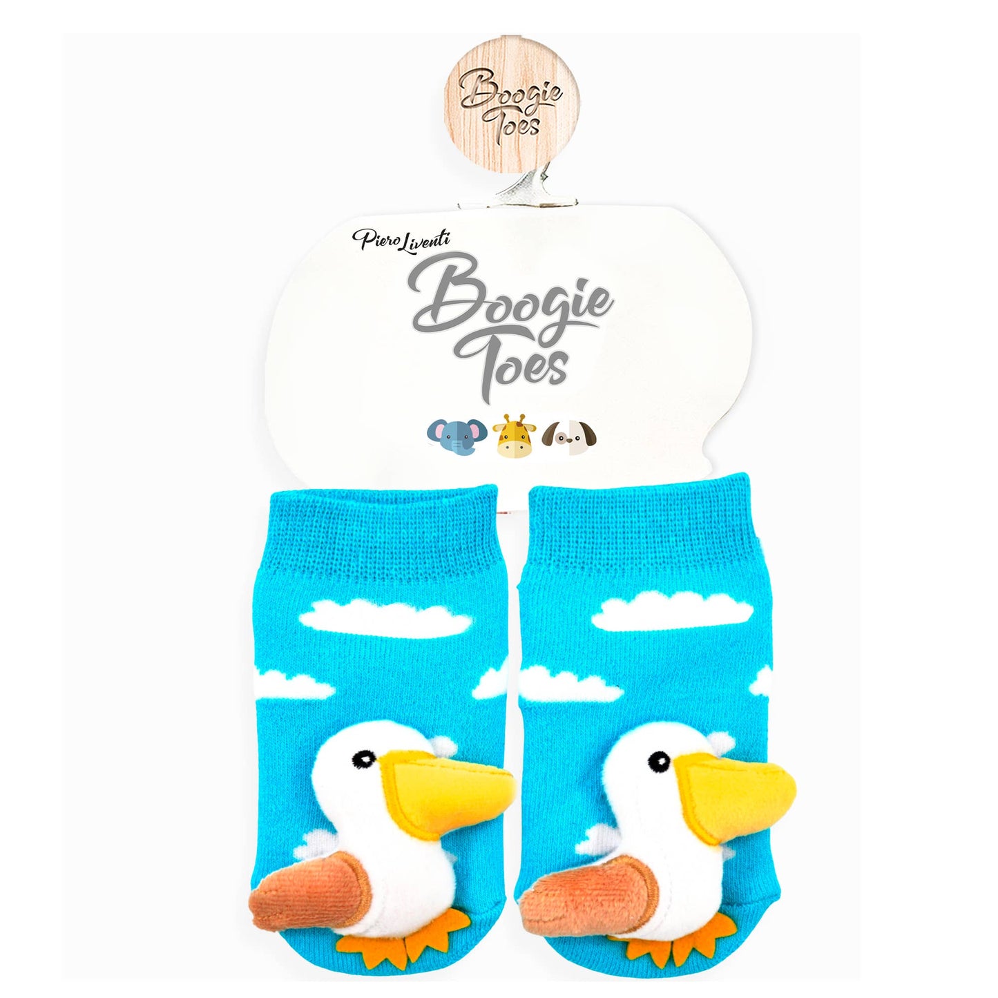 Baby Rattle Socks- Baby Pelican