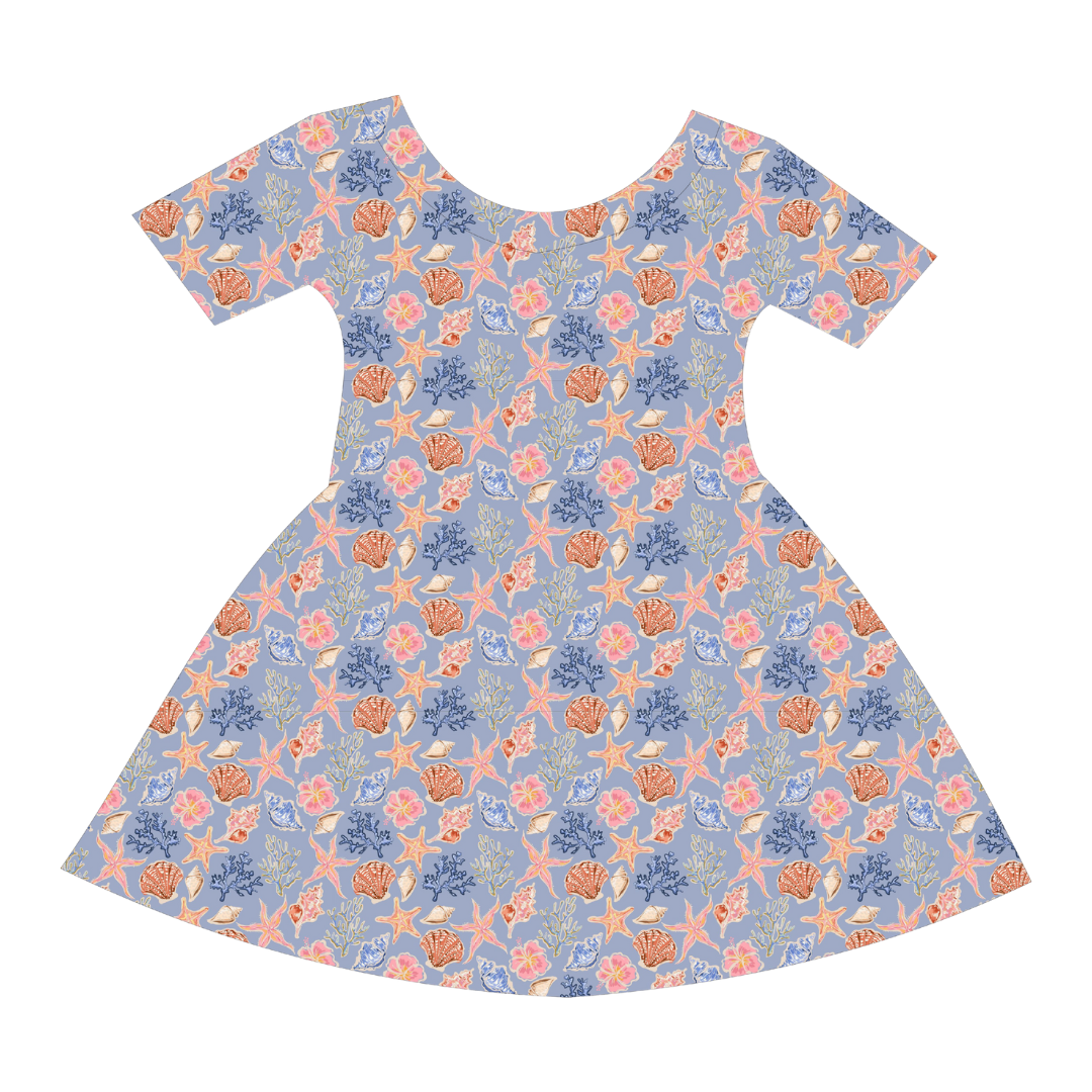 Seashell Snuggles Bamboo Dress