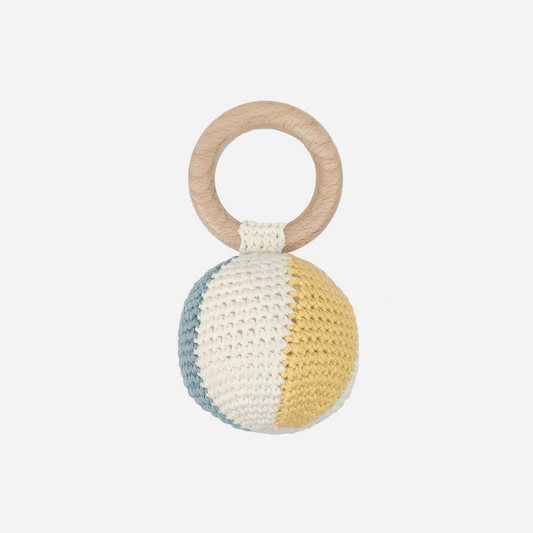 Organic Cotton Beach Ball Rattle