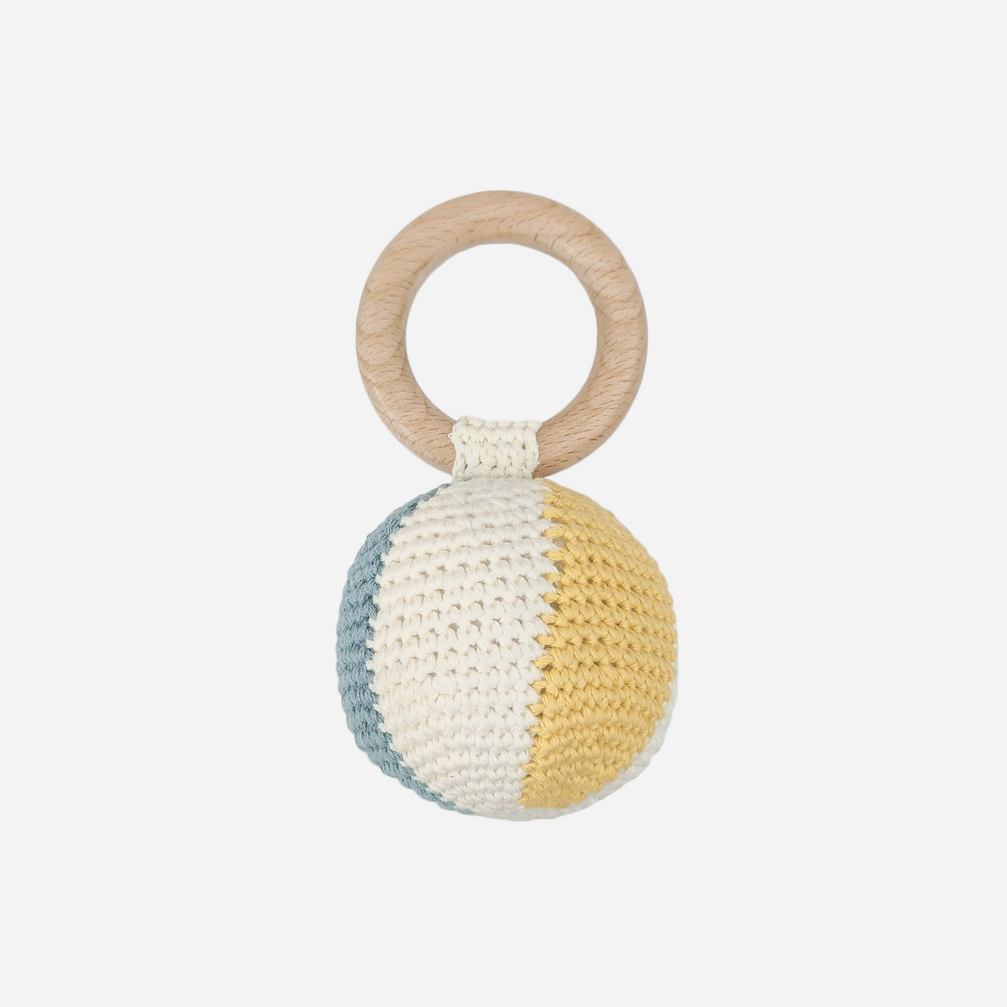 Organic Cotton Beach Ball Rattle