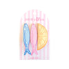 Sardine + Lemon Vegan Leather Hair Clip Set