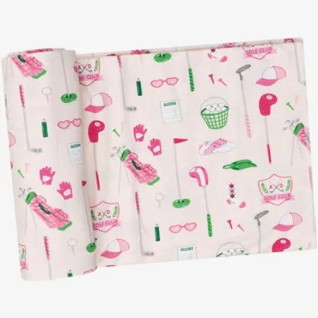 Bamboo Golf Club Pink Swaddle