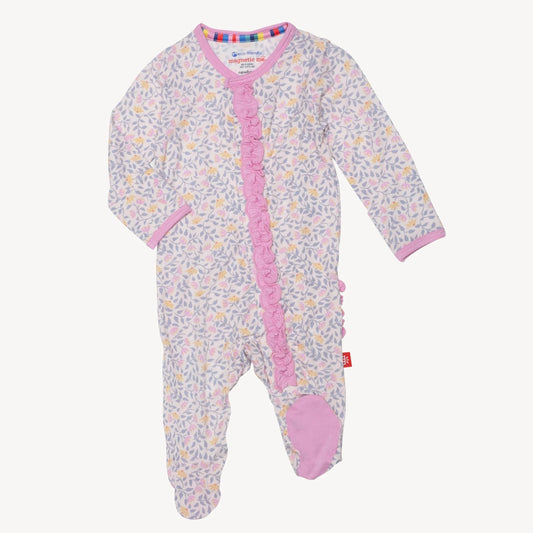 Amelia Magnetic Modal Ruffle Footie