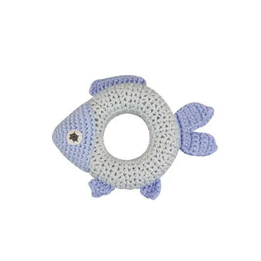 Fish Bamboo Crochet Rattle