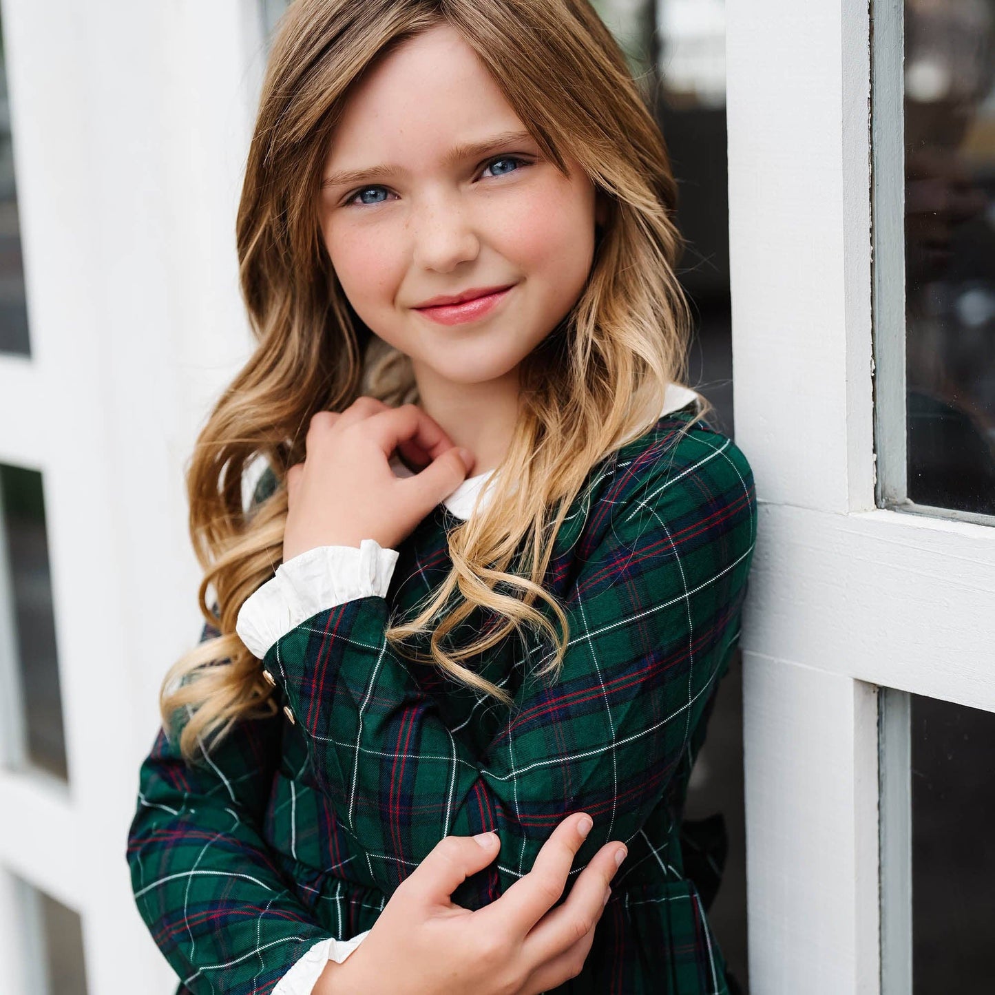 Organic Ruffle Cuff Party Dress Youth