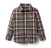 Plaid Flannel Shirt- Charcoal Plaid