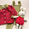 100% Cotton Strawberry Cardigan