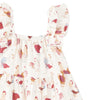Organic Cotton Flutter Strap Dress