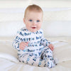 Bamboo Zipper Footie- Little Brother