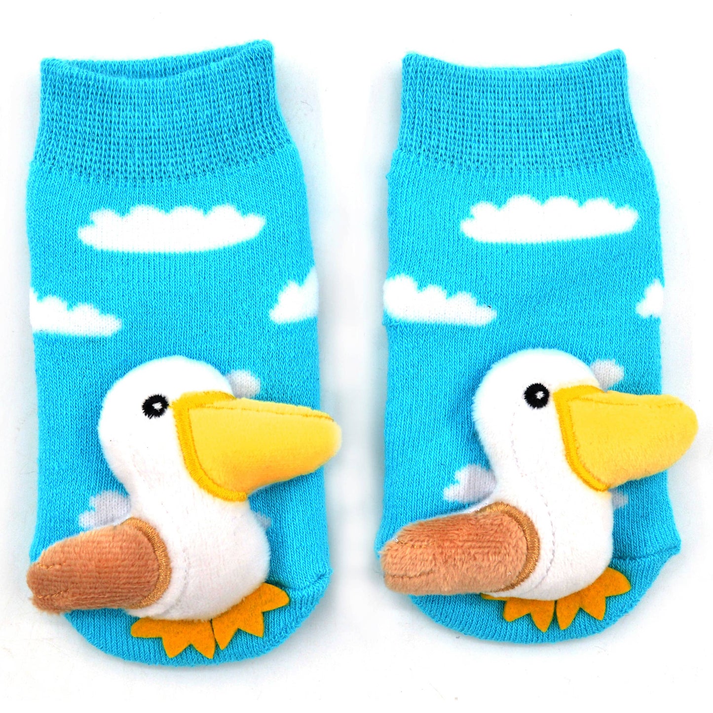 Baby Rattle Socks- Baby Pelican