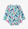 Tropical Bird Baby Rashguard Swimsuit