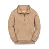Organic Cotton Quilted Half Zip