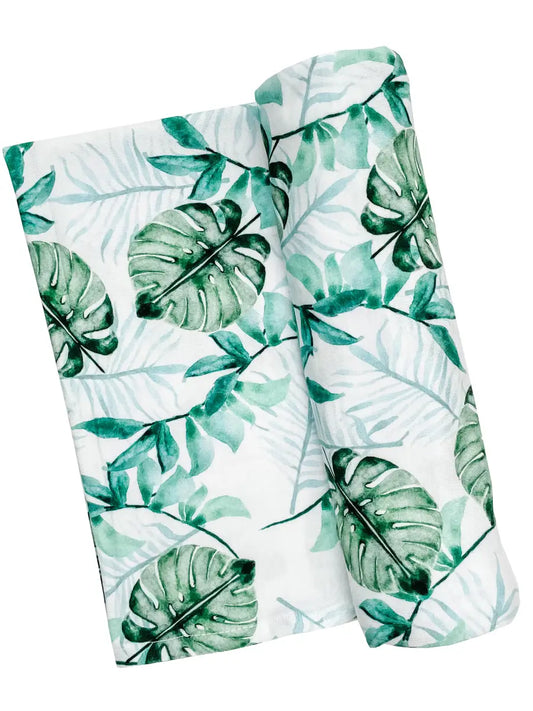 Palm Leaf Bamboo Swaddle