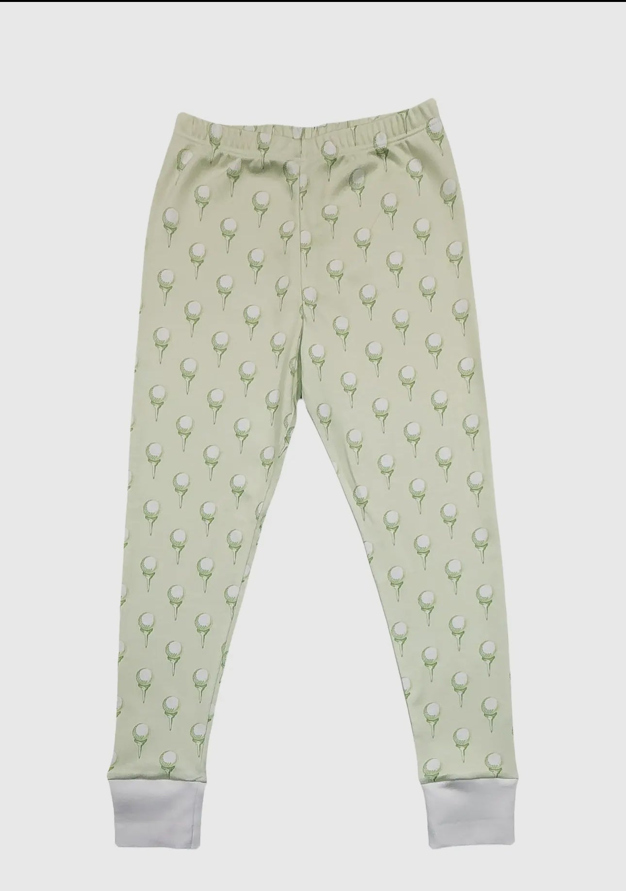 Pima Cotton PJ Golf Print