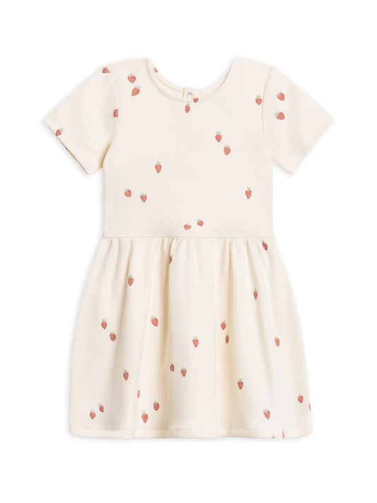 Organic Cotton Strawberry Swing Dress