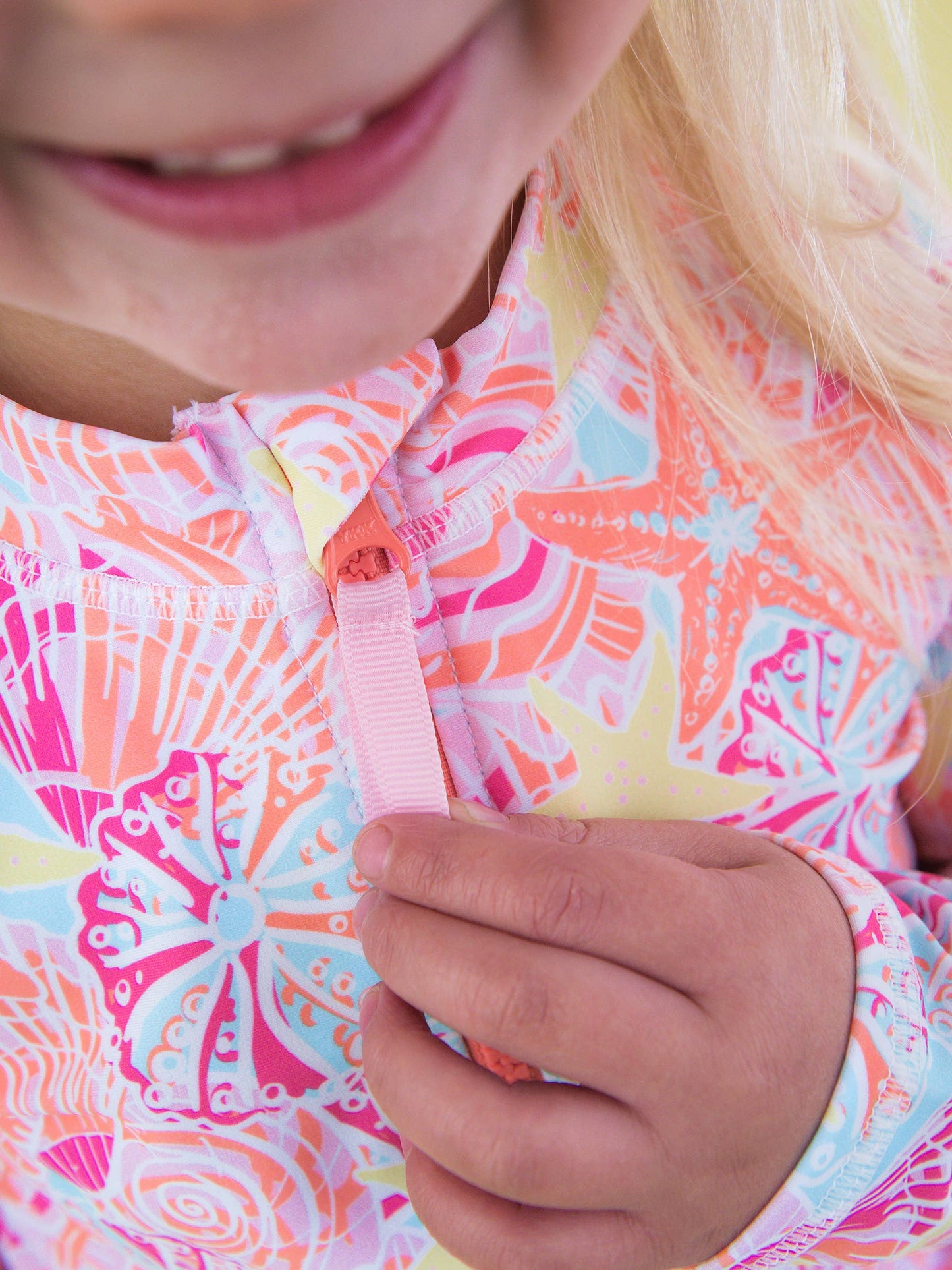 2-Piece Rashguard- Sunset Seashells