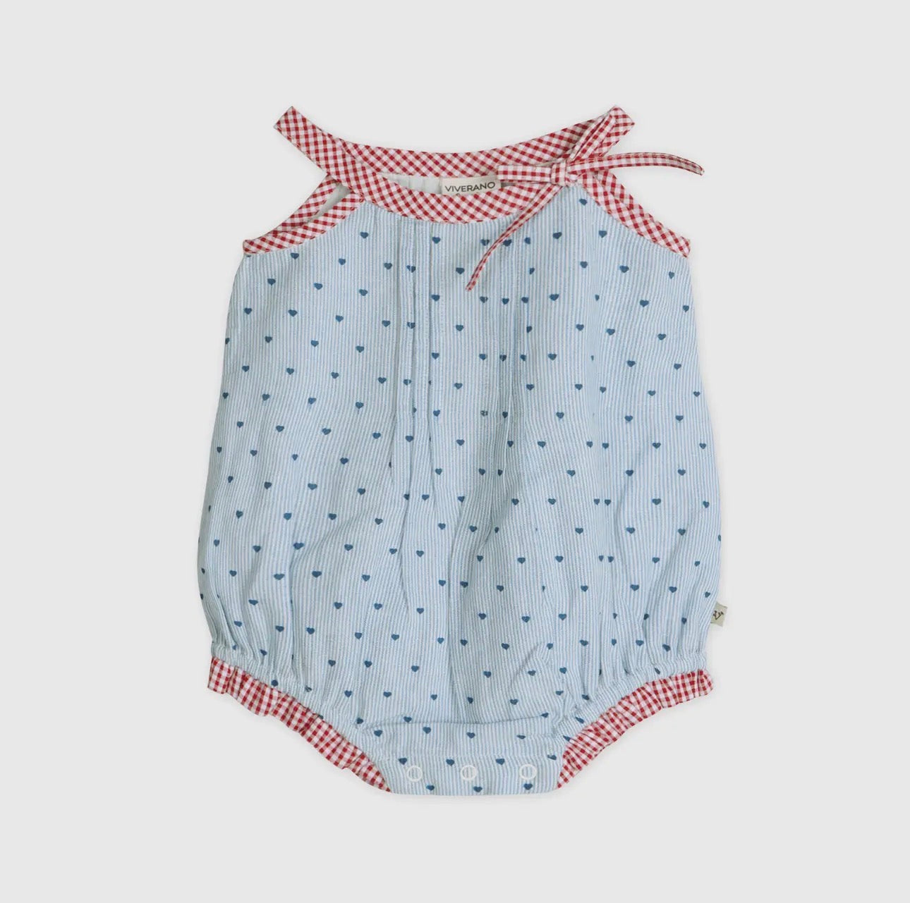 Organic Cotton Bubble- Kiera Ditsy Hearts