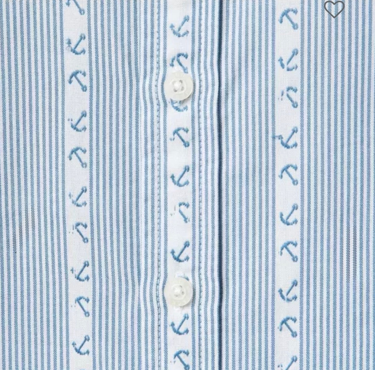 Anchor Stripe Jacquard Shirt