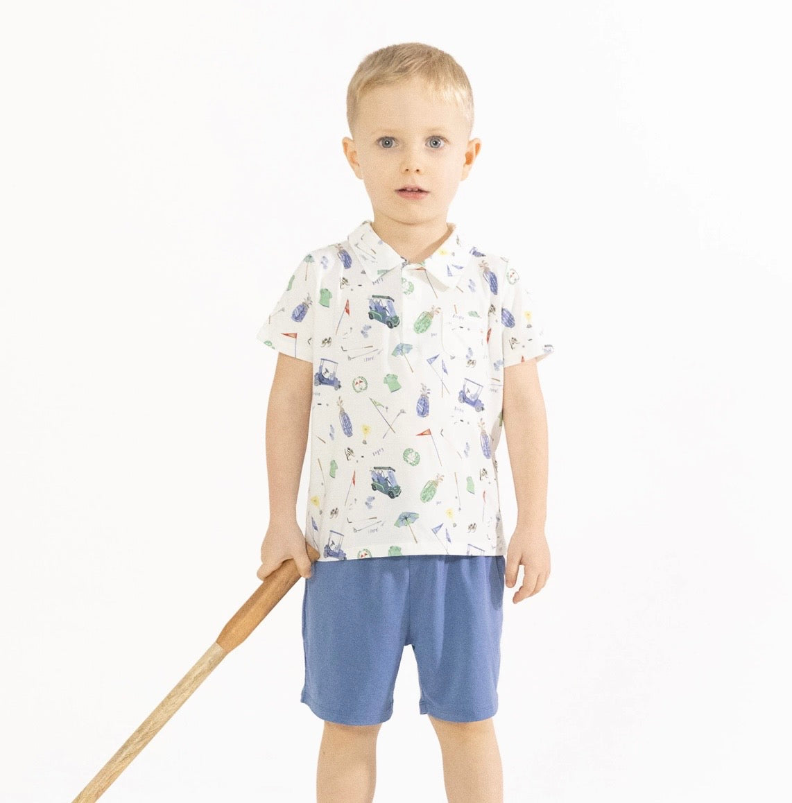 Polo with Shorts- Golf Things