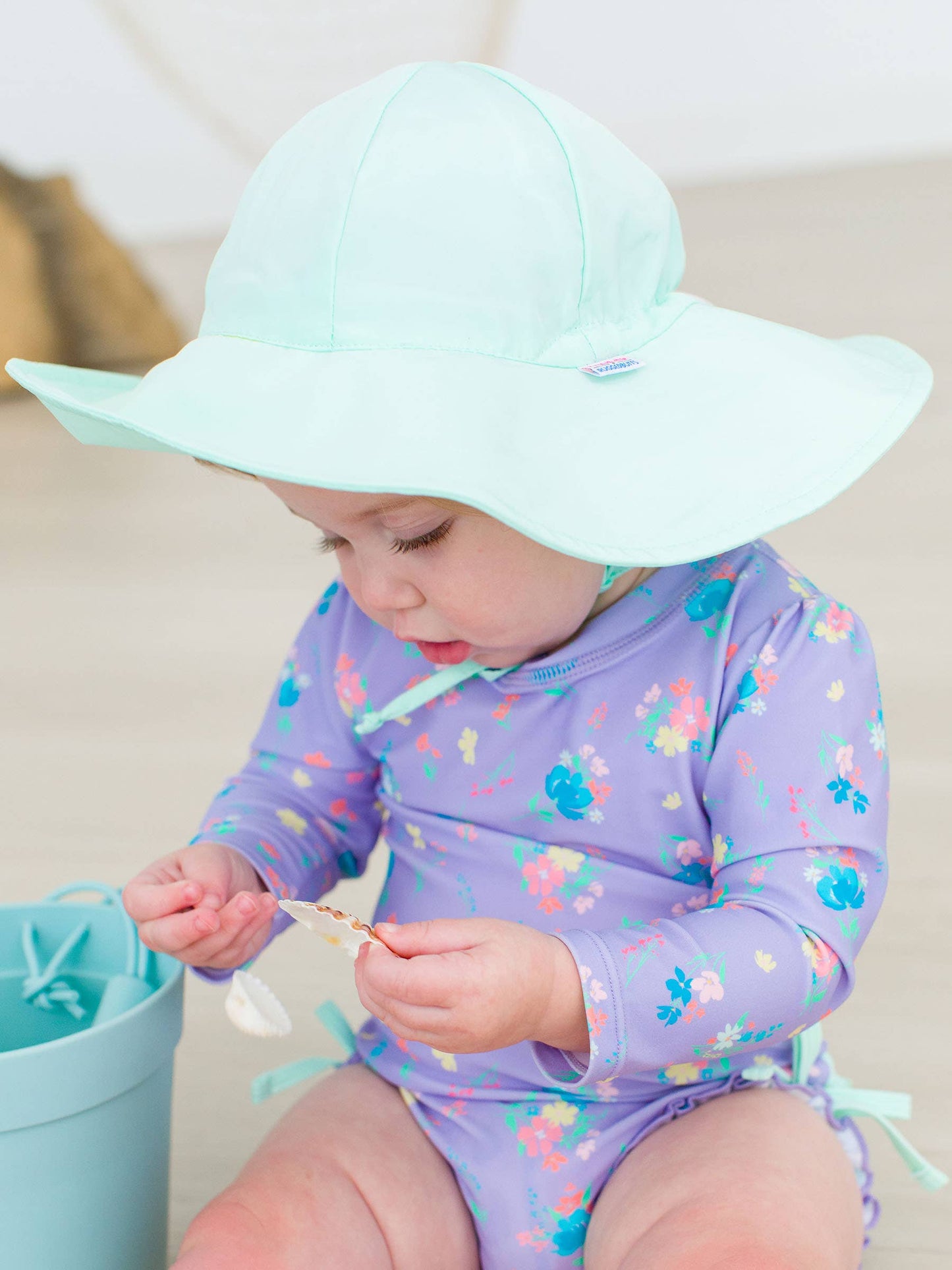 Kids Mint Sun Protective Hat