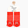 Rattle Socks- Red Crabby
