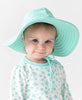 UPF50 Vintage Aqua Swim Hat