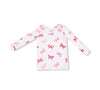 Bamboo Loungewear Set- Candy Cane Bows