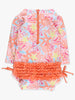 Long Sleeve One Piece- Sunset Seashells