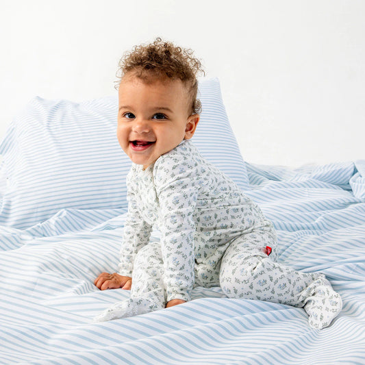 Organic Cotton Magnetic Footie-Eloise